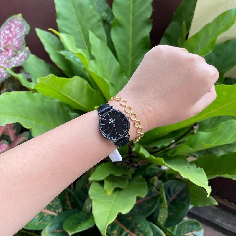 NEW Jam Tangan Wanita mirete Tali Kulit Anti Air Analog Quartz // Jam Tangan Wanita Termurah model Bulat // Jam Tangan Fashion Korea Kekinian // Jam Tangan Wanita Kasual Barang Import Bayar Di Tempat