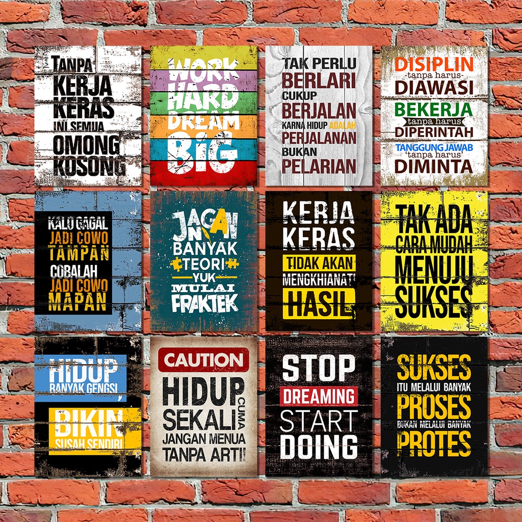 Jual Ngalamcase And Decorestimate Hiasan Dinding Quotes Wall Decor Pajangan Rumah Kamar Poster 