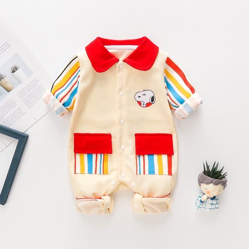 BAJU ROMPER BAYI BAJU TERUSAN ONESIE BABY SNOOPY