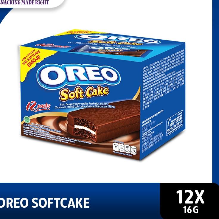 

ㄱ Oreo Softcake 12x16gr - Triple Pack ニ