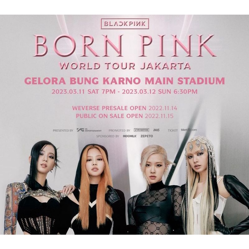 TIKET KONSER BLACKPINK BORN PINK IN JAKARTA CAT 2