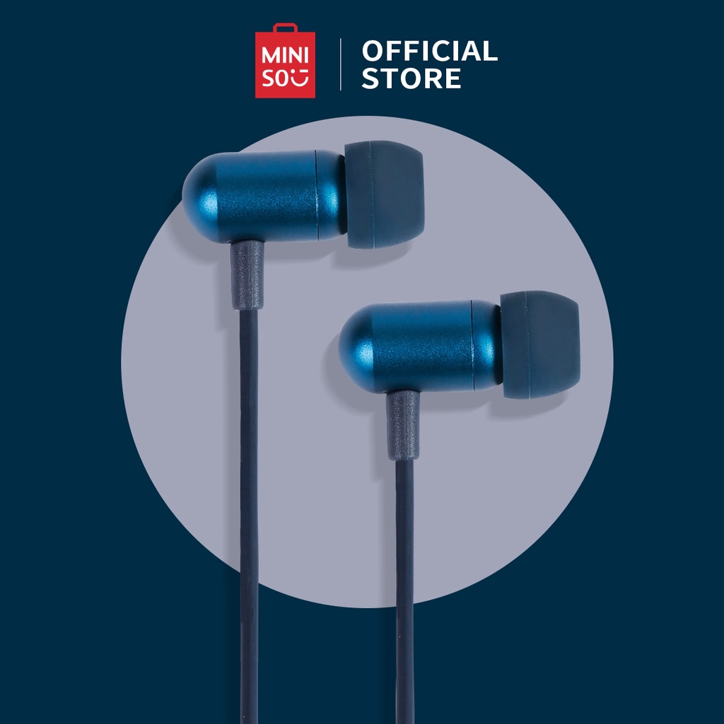 Jual MINISO Earphone Headset Bass HIFI Stereo Noise Cancelling Headset