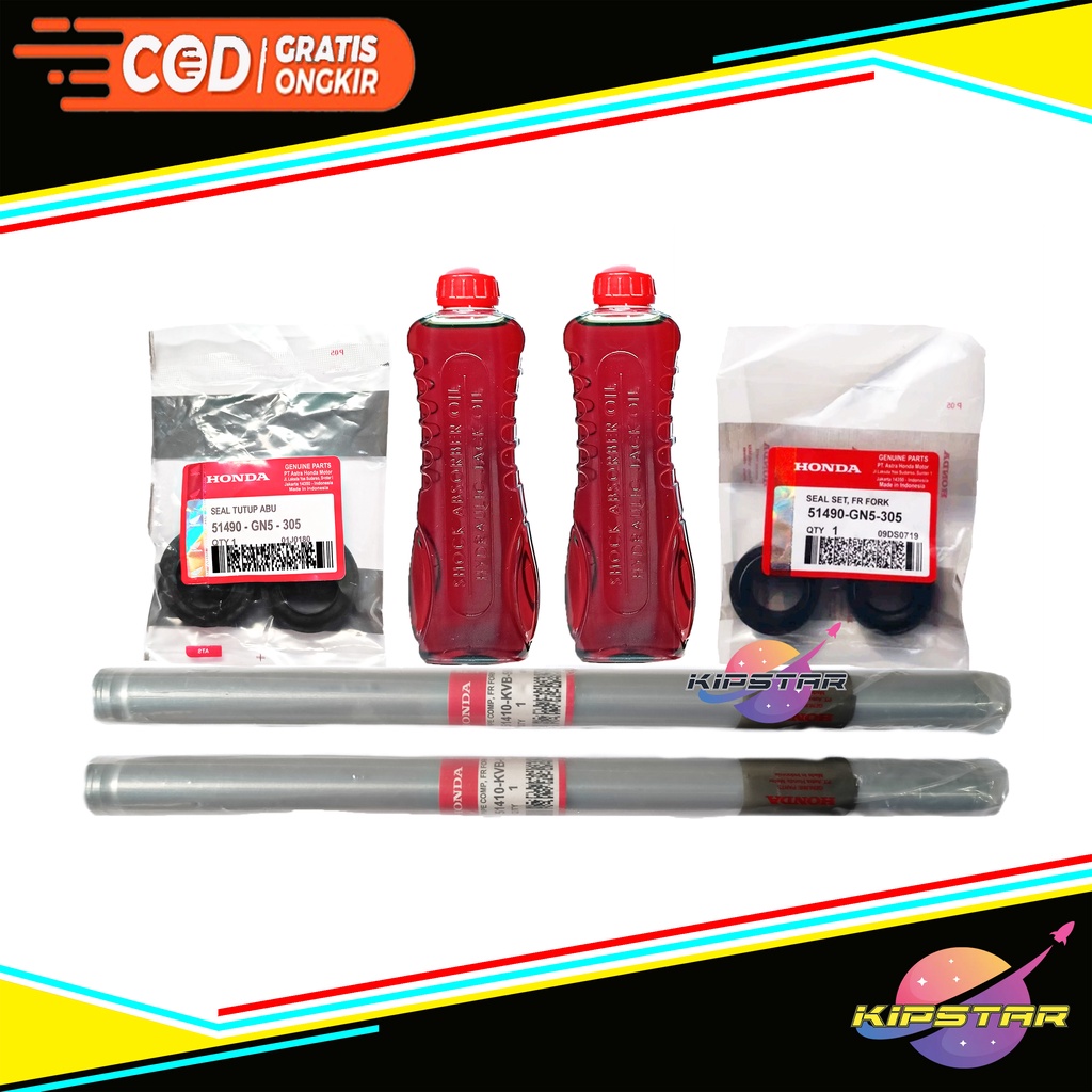 PAKET AS SHOCK DEPAN VARIO 110 BEAT KARBU VARIO KARBU SCOOPY KARBU / AS SHOCK VARIO&SEAL SHOCK&SEAL 