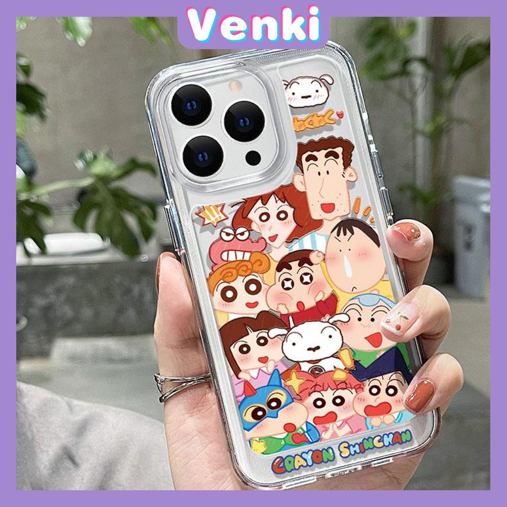 iPhone Case High Quality HD Transparent Acrylic Hard Case Cartoon Cute Metal Button Camera Protection Shockproof Compatible For iPhone 14 13 12 11 Pro Pro Max 7 8 Plus XR