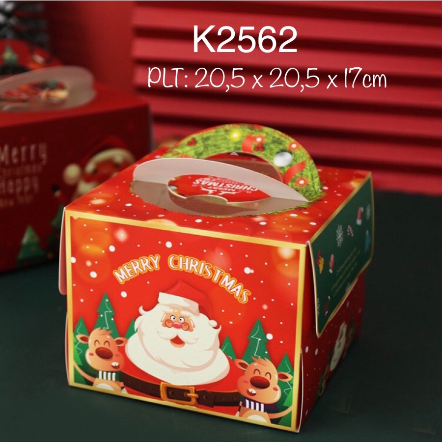 

Kotak Kue Natal K2562 Dus Cake Christmas Box K25