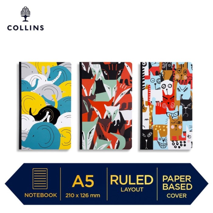 

Pad Collins Notebook Maru A5 Slim Ruled Buku Agenda Jurnal Planner Journal