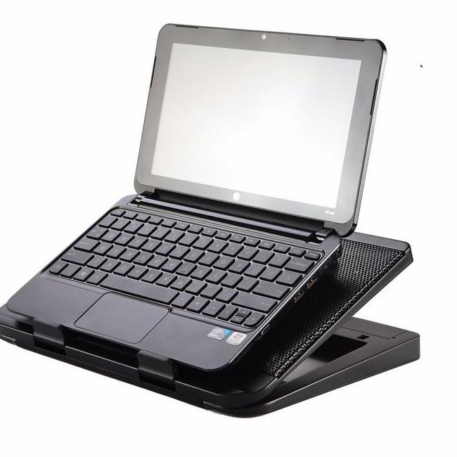 Promo Terlaris Laptop Cooling Pad Unitech Cooling Laptop - Cooler Laptop MaxCool Black