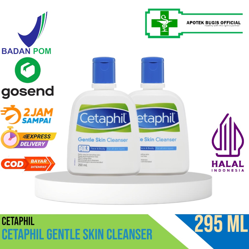 Cetaphil Gentle Skin Cleanser 125ml Sabun Pembersih Muka untuk Skin Care Cocok Untuk Segala Jenis Kulit