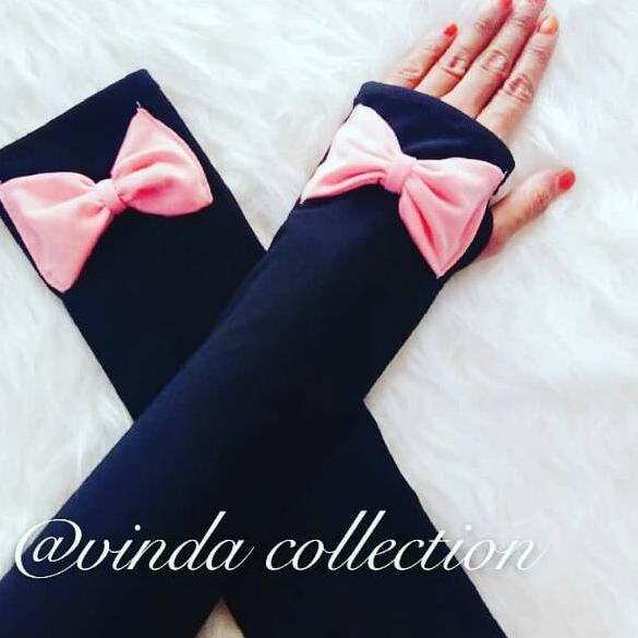 

⇈ Handsock hitam pita warna / hs hitam pita combi ㄲ