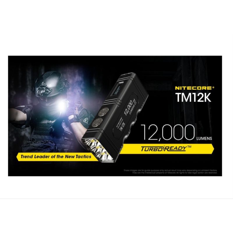 Senter NITECORE TM12K Tiny Monster 12000 Lumens