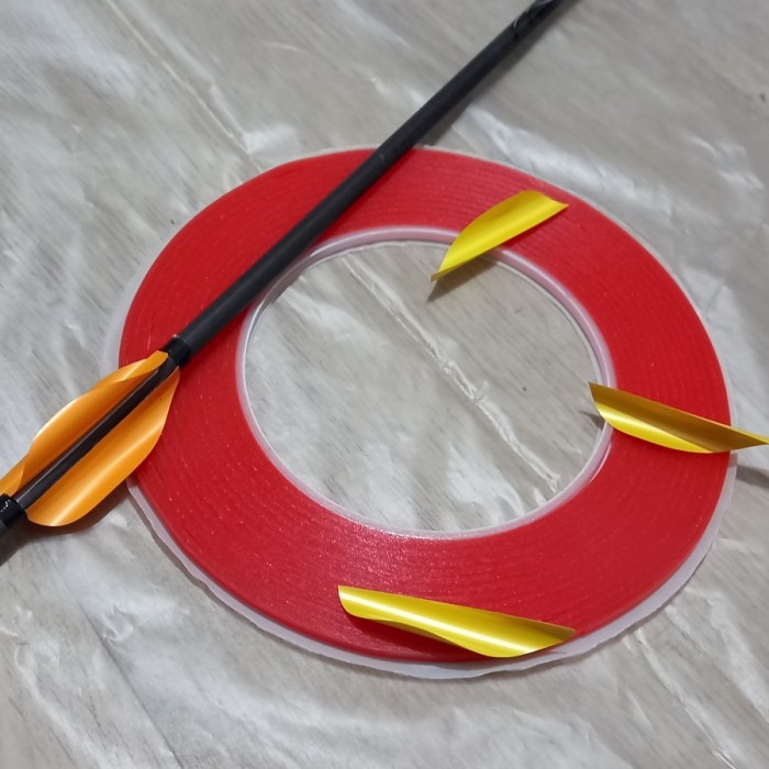 Double Tape Selotip Spin Wing Vanes , Spinwing merk Sport Jkt