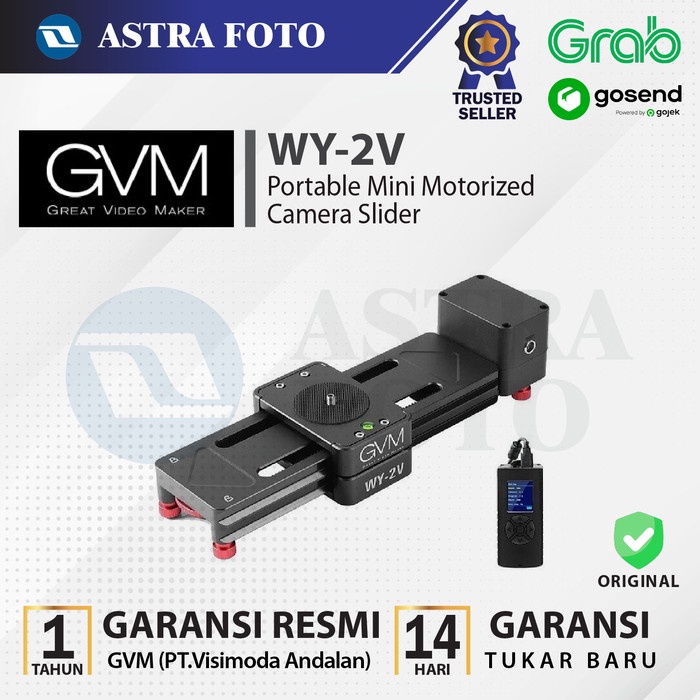 Jual GVM WY2V Portable Mini Motorized Camera Slider Shopee Indonesia