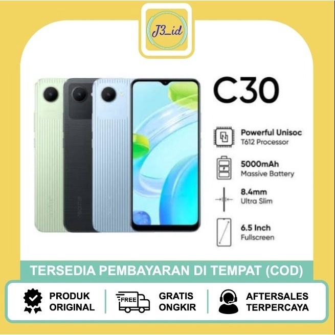 REALME C30S 3/32 &amp; 4/64 &amp; REALME C30 2/32 &amp; 4/64 NEW GARANSI RESMI REALME