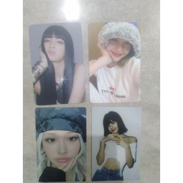 Rose YGS Born Pink Rose Baret PC Photocard Jisoo Jennie Rose Lisa The Album POB Album Lalisa Ktown