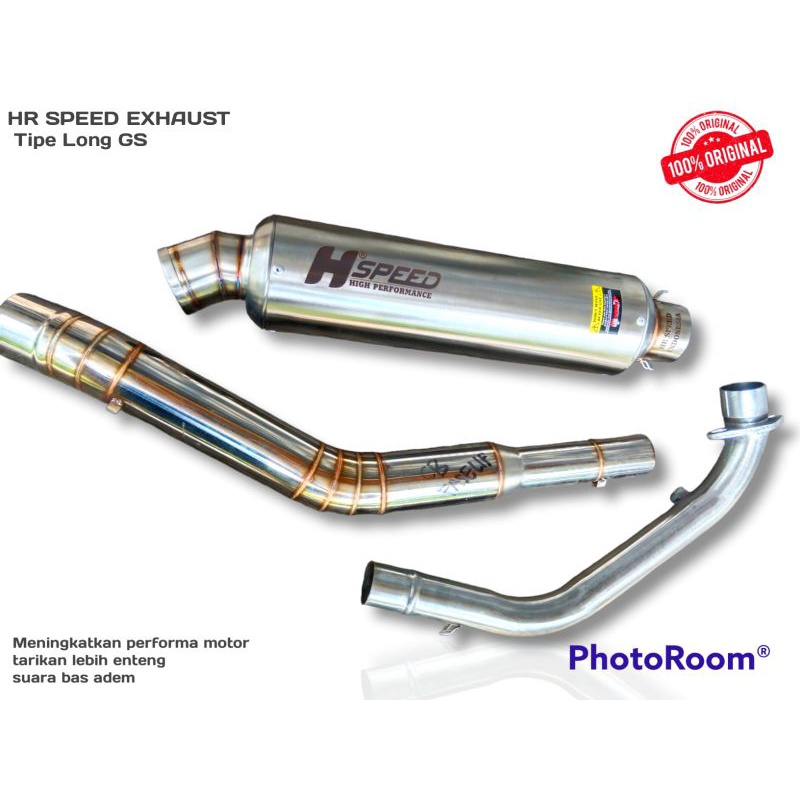 knalpot Fullsistem Cbr150r/cb150r/r15 v2,v3/gsx/Vixion/ninja mono/mx king/satria Fu/byson cc150 orig