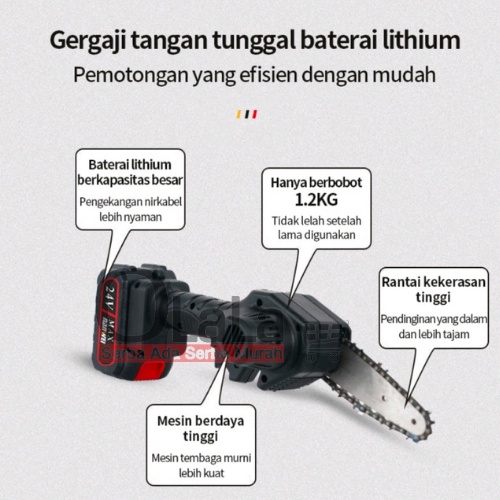 Gergaji Listrik Rantai Elektrik Mini Portable JS-4812