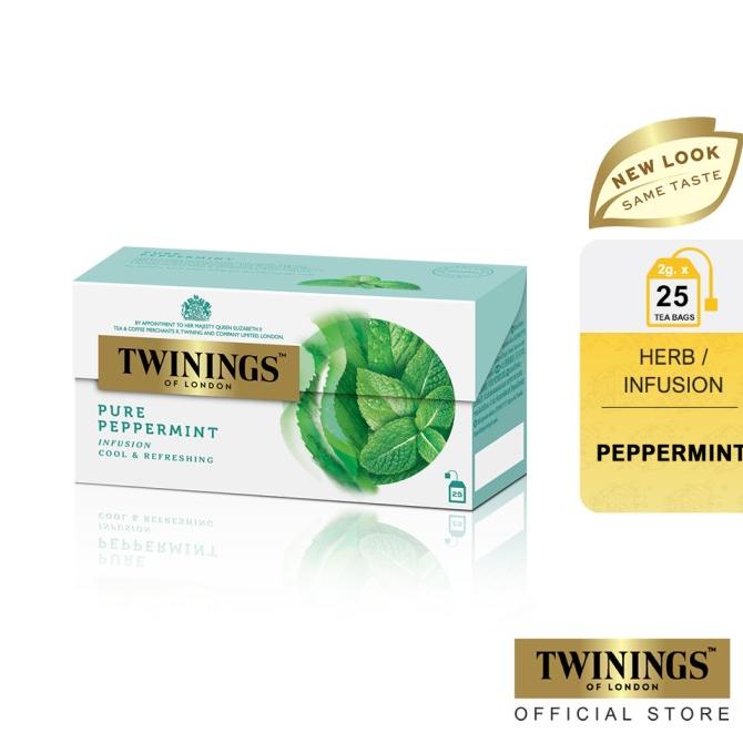 

Twinings Teh Celup Pure Peppermint 25x2gr