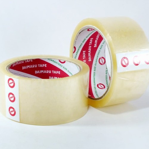 

Lakban Bening Daimaru 48 mm /OPP Lakban DAIMARU Bening 48mm*100Y FULL/lakban Daimaru 2inc 100Yard