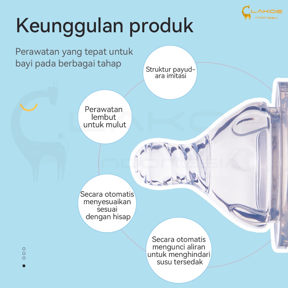 karet dot bayi standard nipple botol dot bayi BPA Free