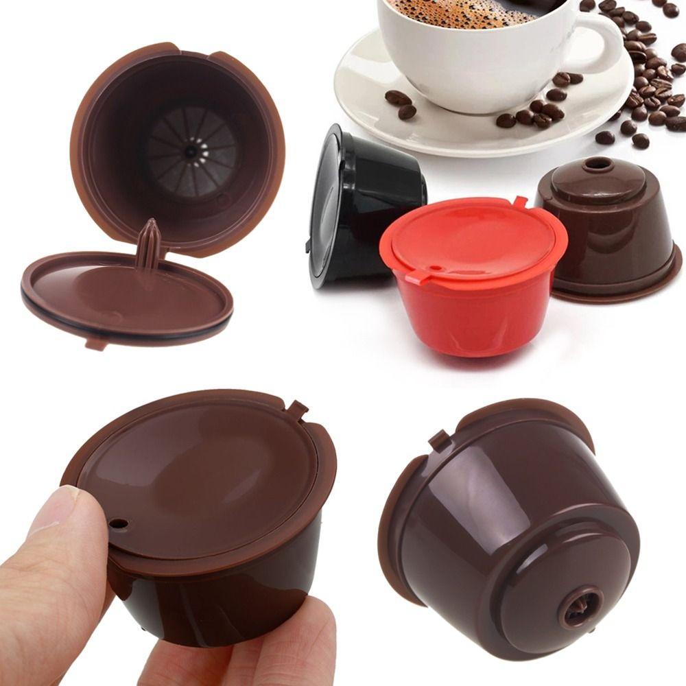 Preva 3Pcs Filter Penjualan Panas Isi Ulang Nespresso Kopi Dengan Brush Spoon Coffee Capsule
