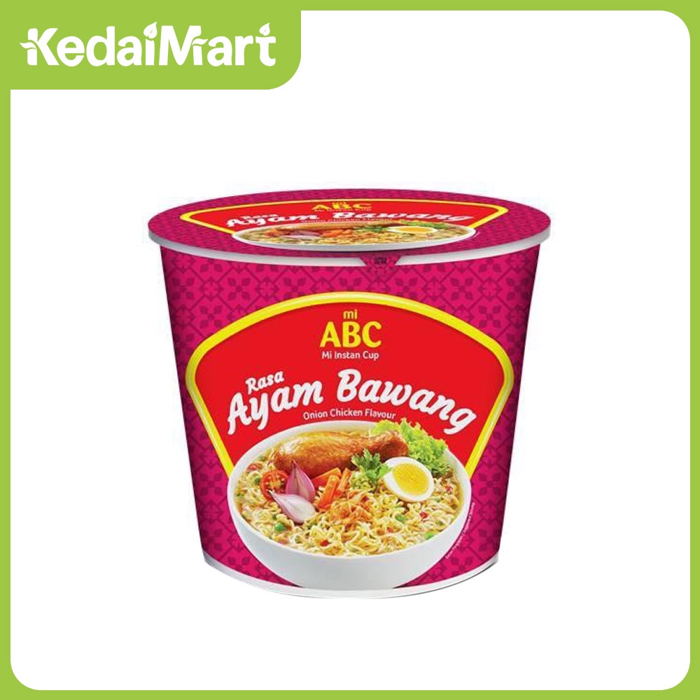 

ABC Mie Instant Cup Rasa Ayam Bawang 60 Gram