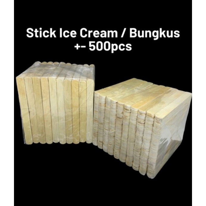 Stik es/Stick Ice Cream Polos / Bungkus isi +- 500pcs