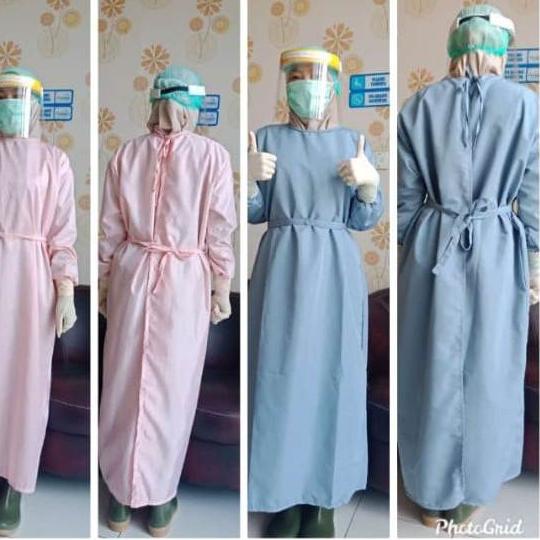 ➜♪✲❊ Baju operasi ok / surgical gown bahan impor parasut kualitas premium bisa dicuci water resistan