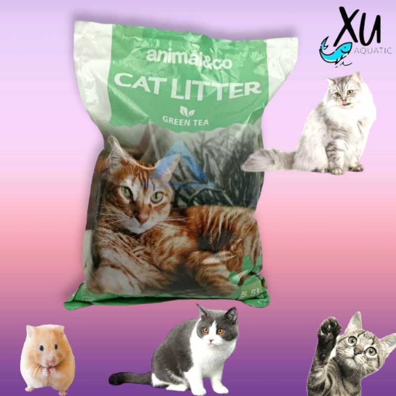 ANIMAL&amp;CO BOBTONITE CAT LITTER 5L PASIR KUCING GUMPAL ANIMAL CO 5 LITER