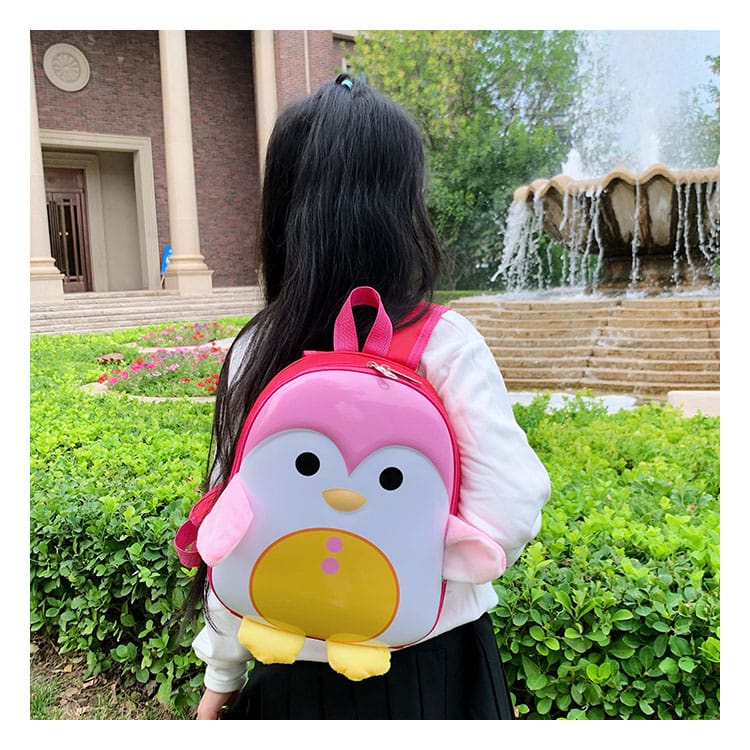 [Juallarus.id]Tas Ransel Anak Motif Penguin Yang Lucu Dan Unik / Cute Kids Penguin Pack / Anti Air