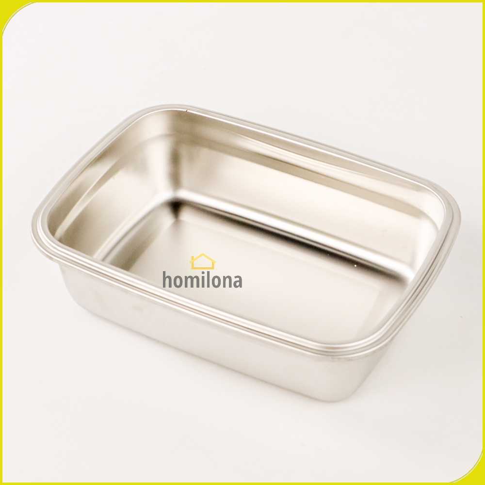 HOMEFAVOR Kotak Makan Bento Lunch Box Stainless Steel - KT273