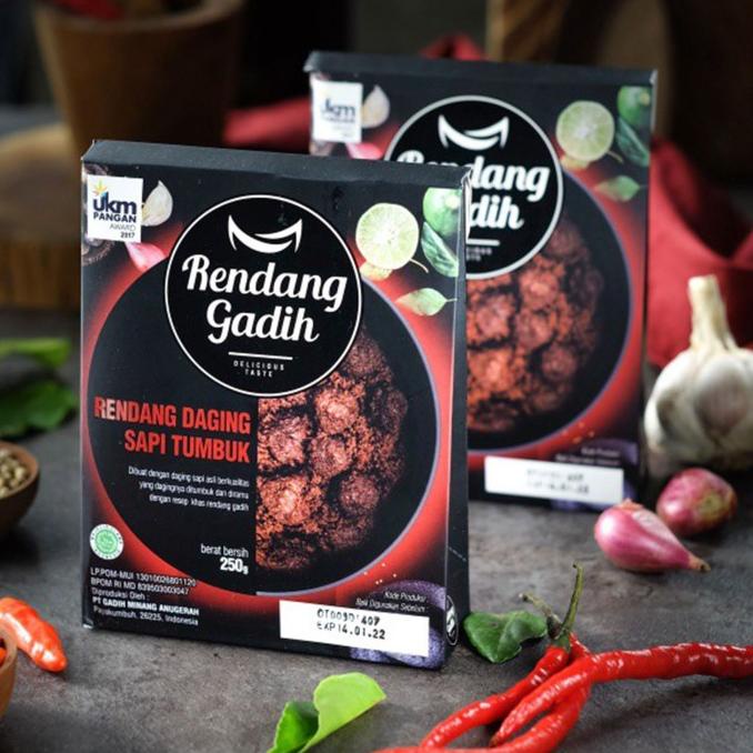 

Rendang Daging Sapi Tumbuk - Rendang Gadih