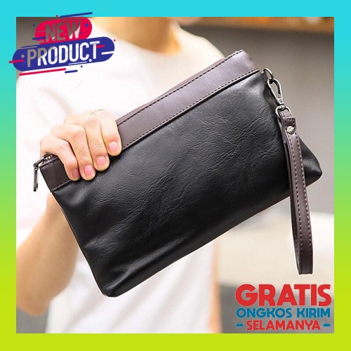 Clutch Bag Tas Pria Tas Tangan Hand Bag Pouch Waterproof Clutch J4S4 Pria Handbag Anti Air Tas Gengg