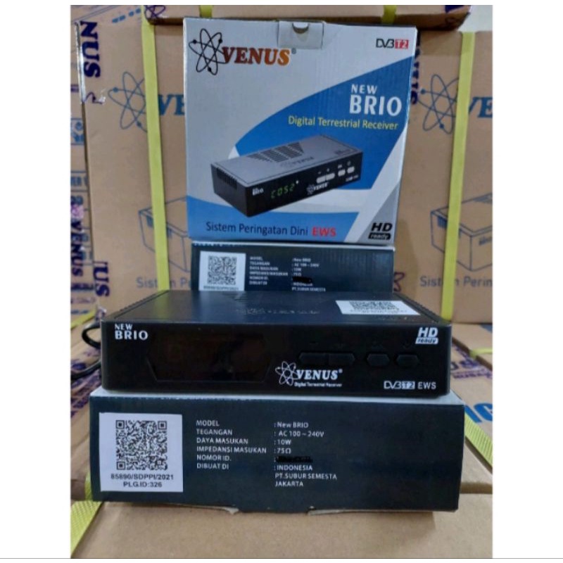 set Top box Tv Digital STB Dvb T2 Venus New Brio