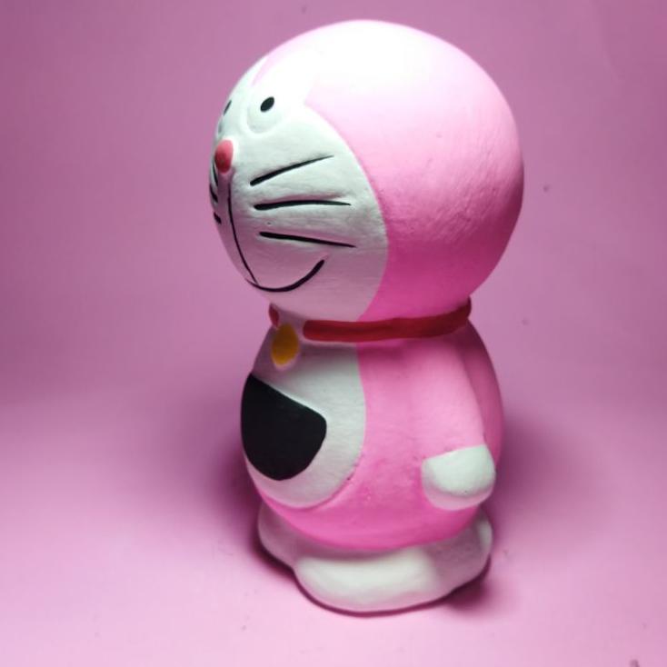 Serba Terbaru Celengan Tanah Liat/Gypsum Karakter Doraemon Besar /Celengan TARGET/UNIK/LUCU/VIRAL/TR
