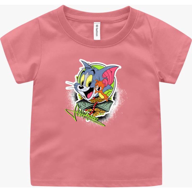 ((IB))KAOS ANAK2 UNISEX/T0M&amp;JERRY DIGITAL SABLON