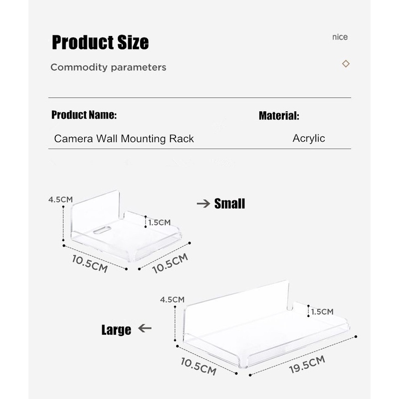 Stand Kamera CCTV Stand Free-Punch Bracket Proyektor Dudukan Monitoring Rumah