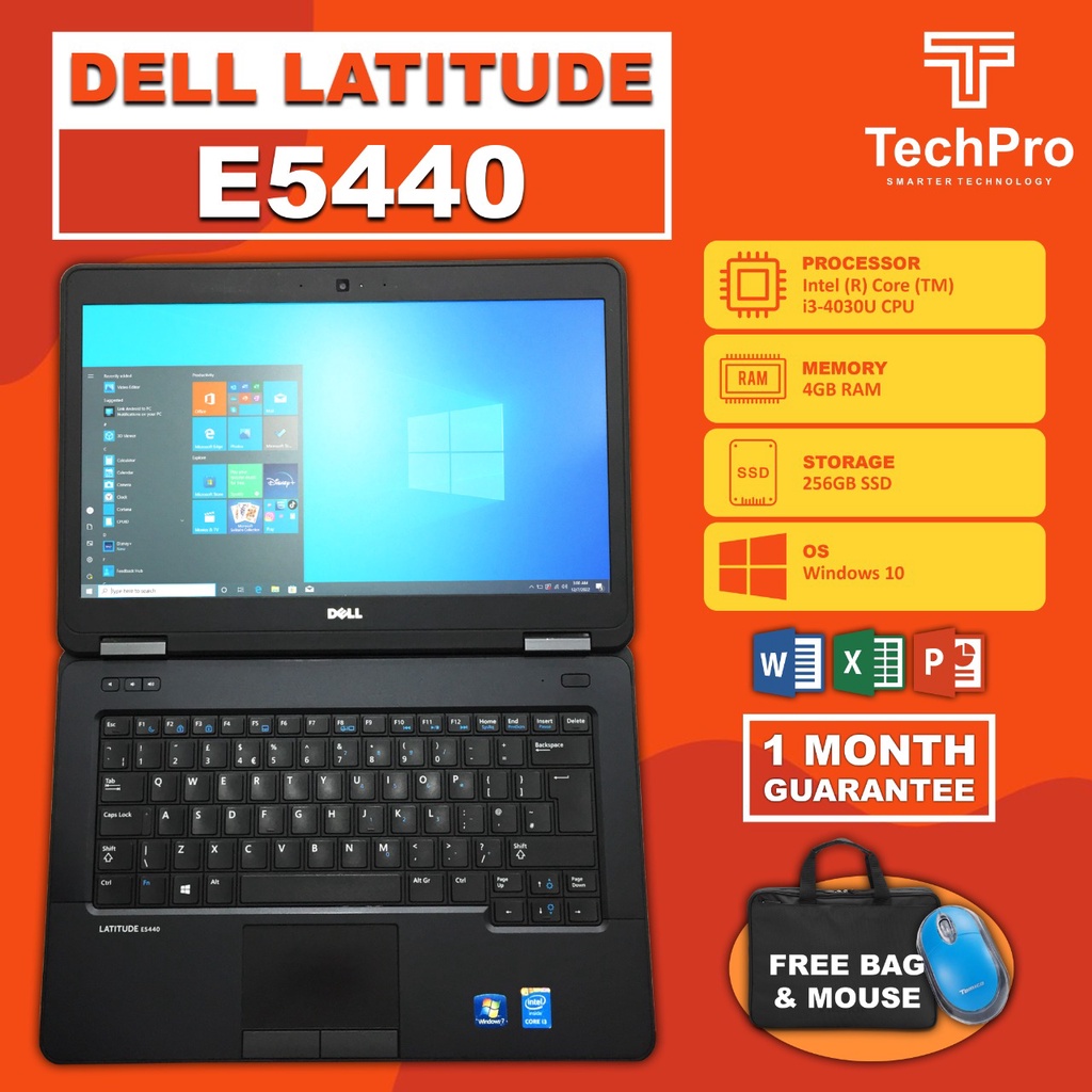 LAPTOP DELL LATITUDE E5440 INTEL CORE i3 / i5 GEN 4TH SECOND BUILT UP