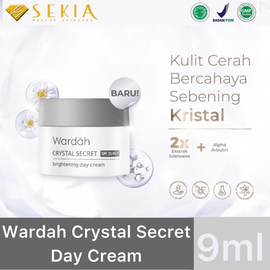 [NEW] WARDAH CRYSTAL SECRET BRIGHTENING DAY CREAM 9ML POT / WARDAH WHITE SECRET POT
