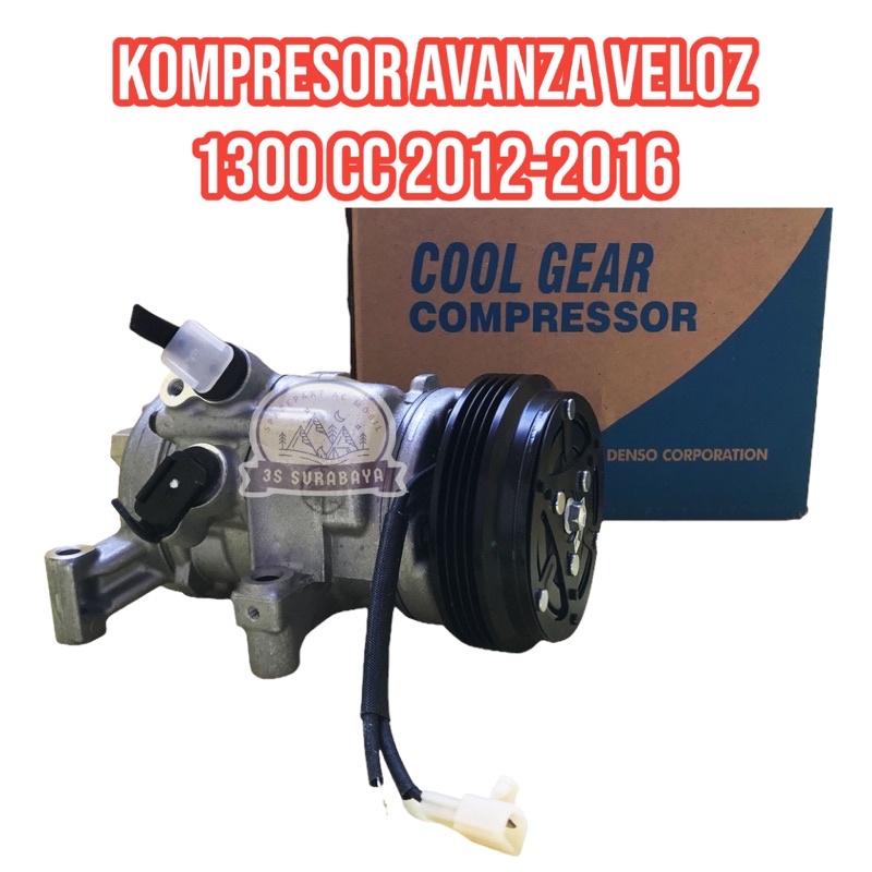 Kompresor Compresor Ac Avanza Veloz 2012 - 2016 1.300CC Lengkap