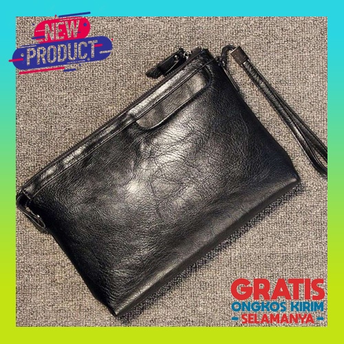 Tas Clutch Cluth Bag Pouch Tangan Handbag Pria Cowok Royce Branded Keren Kekinian Waterproof Anti Ai