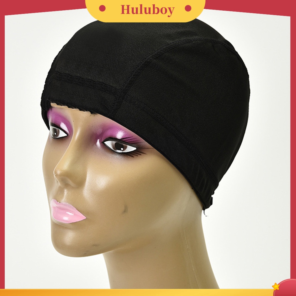 Topi Wig Rambut Panjang Stretch Bahan Sutra Untuk Aksesoris