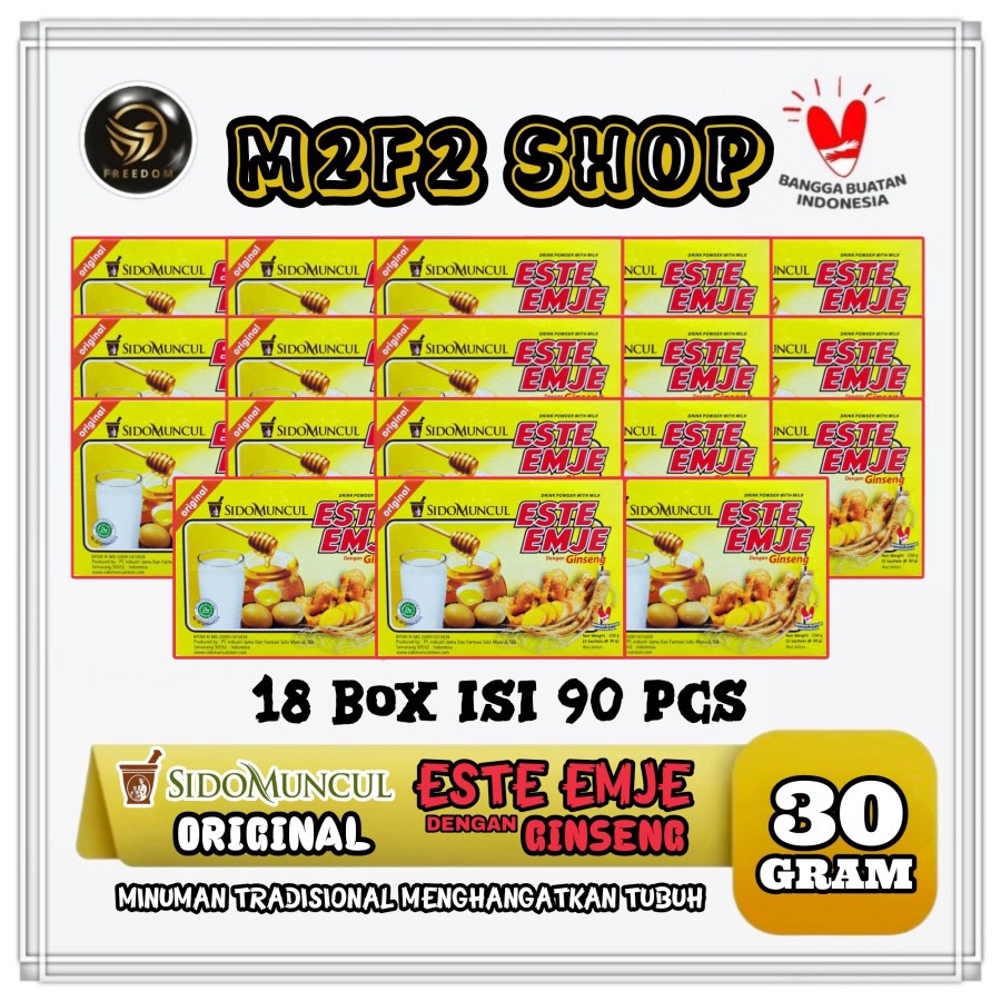 

Sido Muncul STMJ | Este Emje Original Ginseng - 30 gr (Kemasan 18 Box)