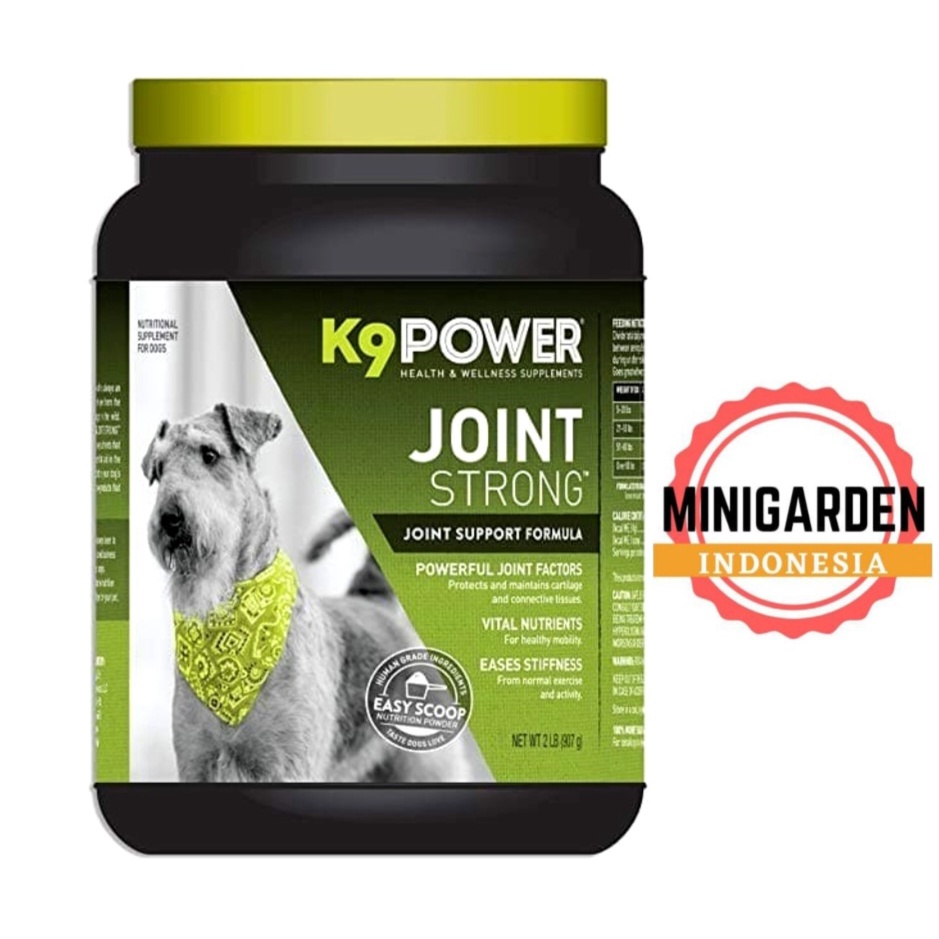 JOINT STRONG K9 POWER 980G vitamin susu supplement sendi tulang persendian anjing