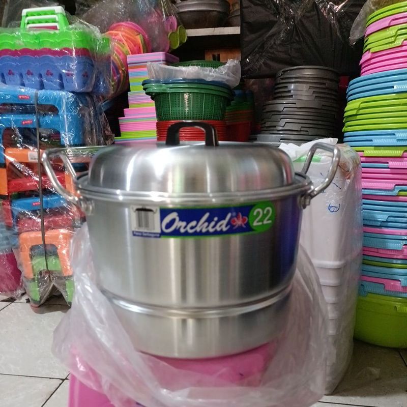 panci dandang/langseng serba guna ORCHID 22