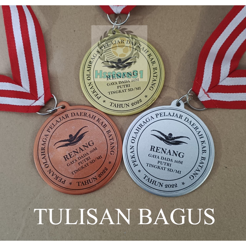 MEDALI LOGAM TEBAL 3MM MEDALI BESI