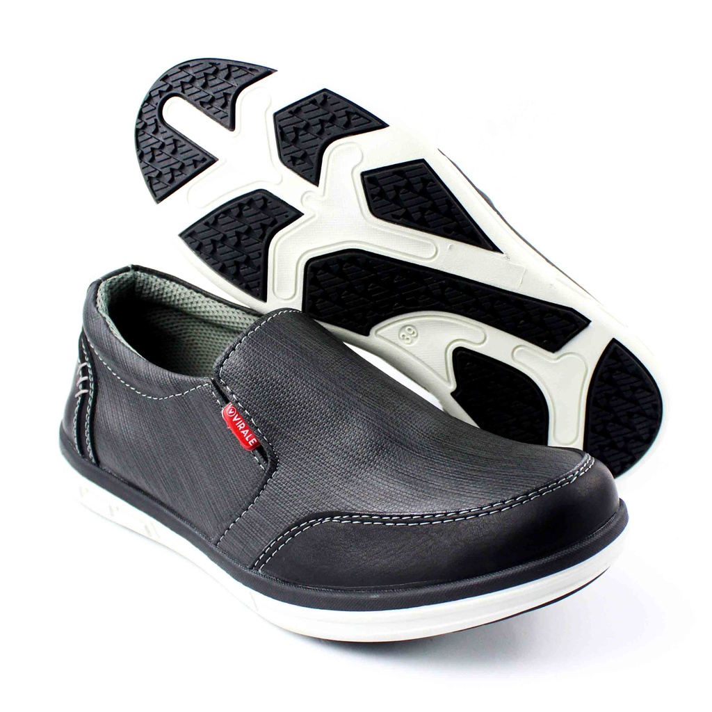 Sepatu Slip On Pria Model Casual Terbaru FA 01