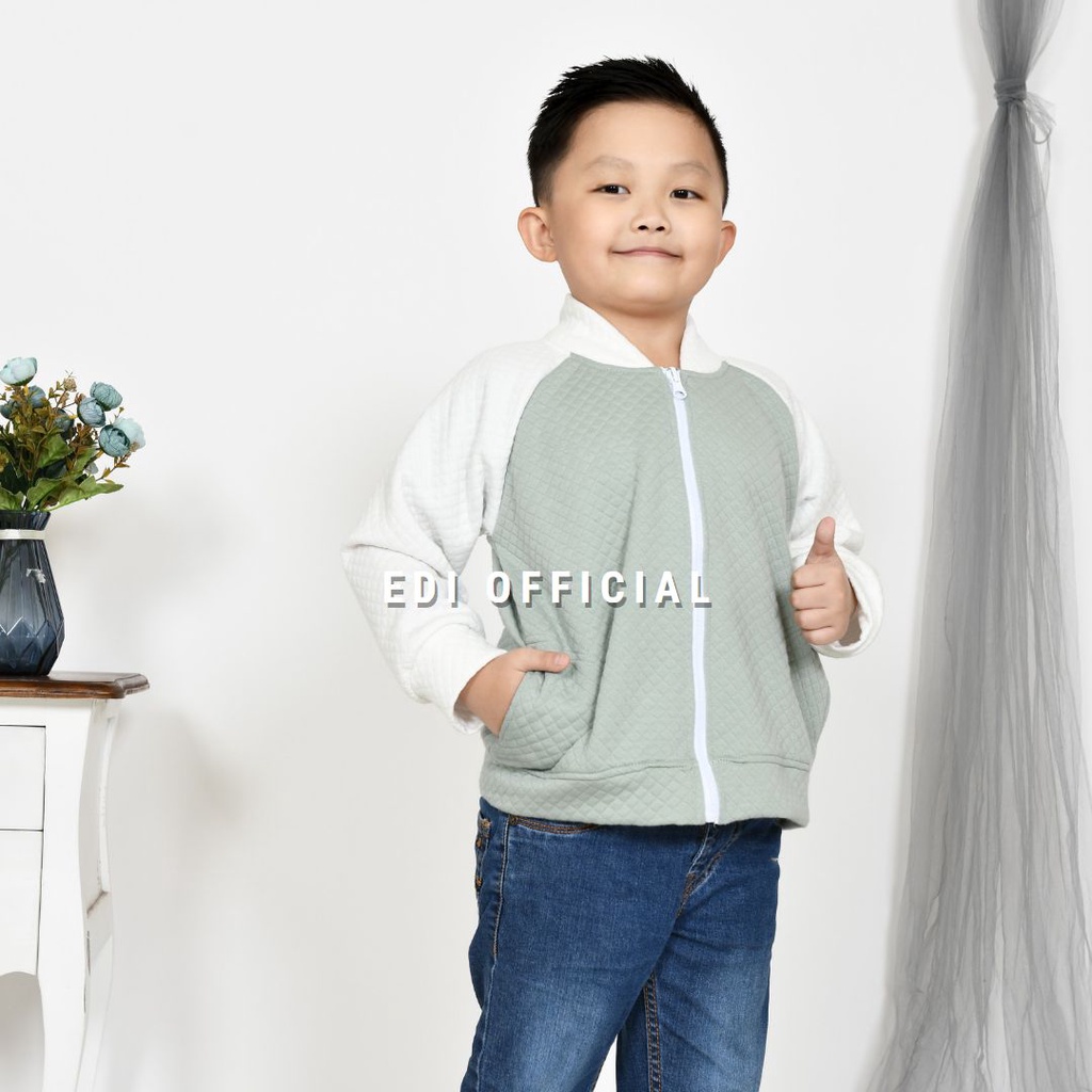 Jacket Anak Terbaru Bahan Diamon Knit Super Lembut - Jaket Anak Cewek / Cowok Usia 1-6 thn