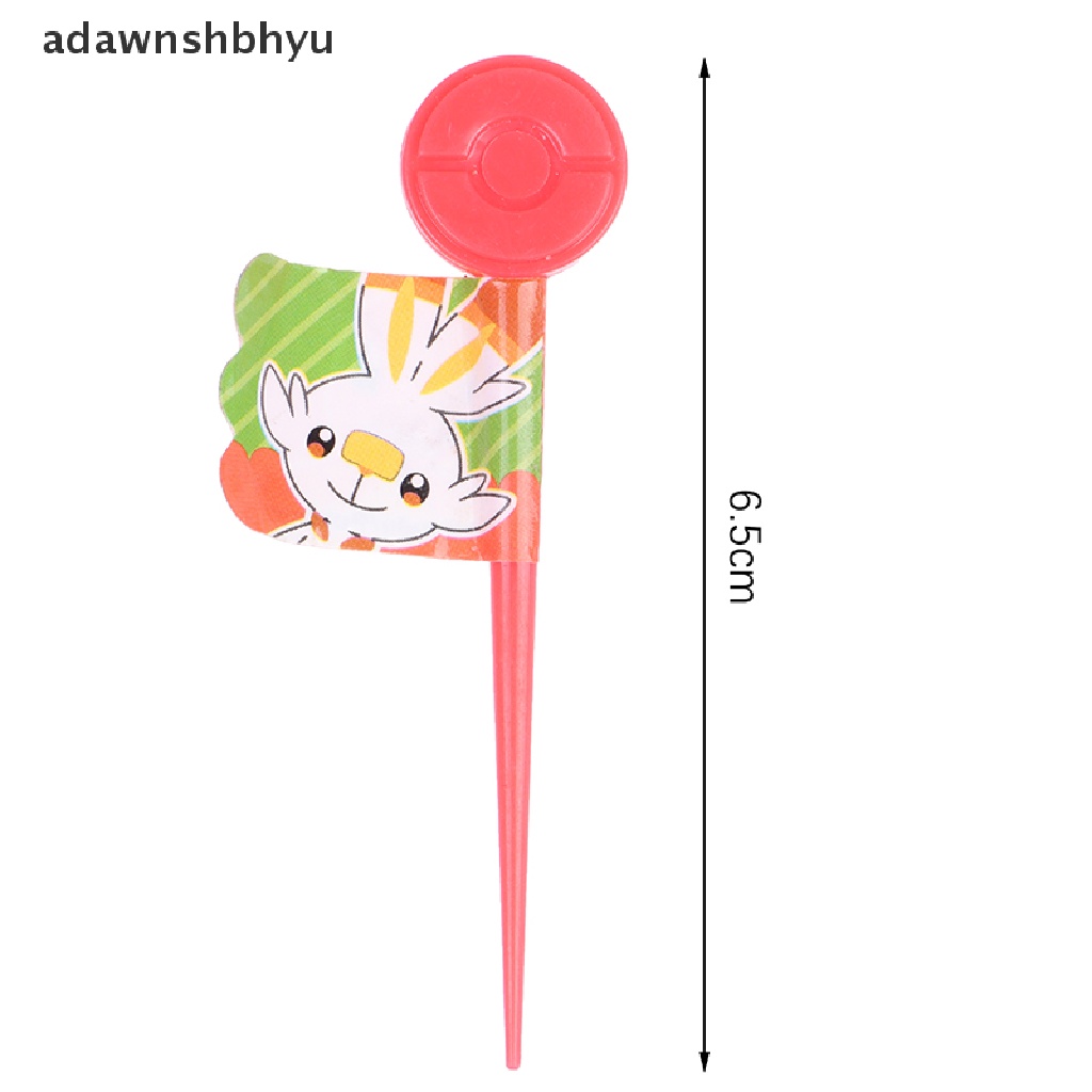 Adawnshbhyu 5Pcs Pokeball Garpu Buah Snack Kue Dessert Makanan Tusuk Gigi Bento Lunches Decor ID