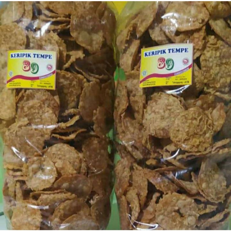 

KERIPIK TEMPE, KERIPIK TEMPE MURNI, KERIPIK, CAMILAN,SNACK kemasan 500gr