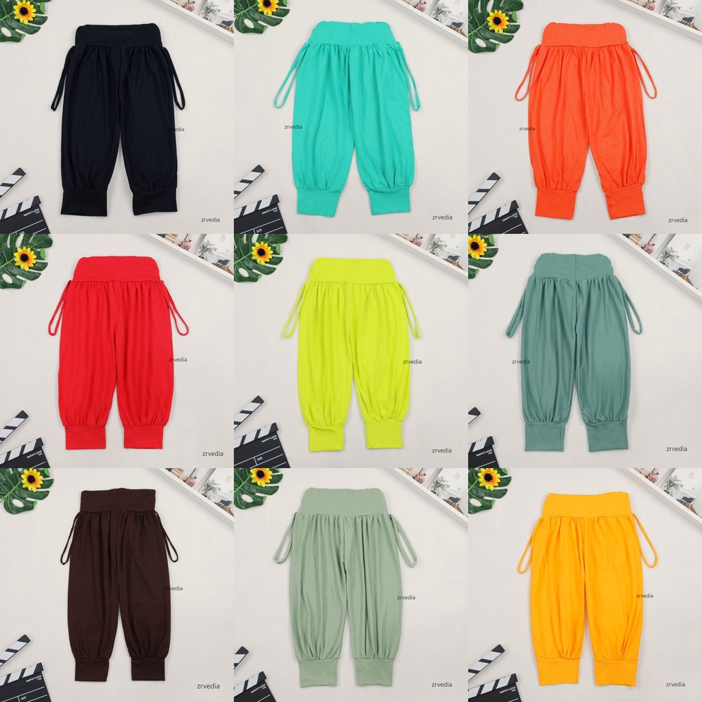 Aladin Polos uk 5-6 Tahun / Celana Anak Perempuan Panjang Murah Polos Harian Bahan Adem Grosir Pants